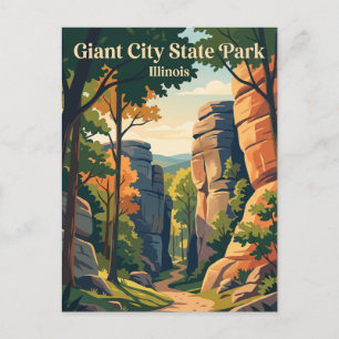 Giant City State Park Illinois Postkarte