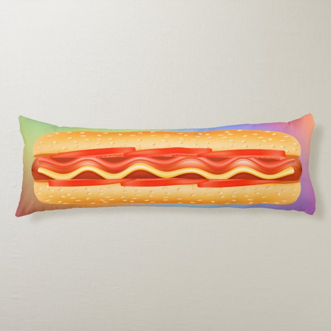 Giant Funny Hot Dog Kissen (Vorderseite)