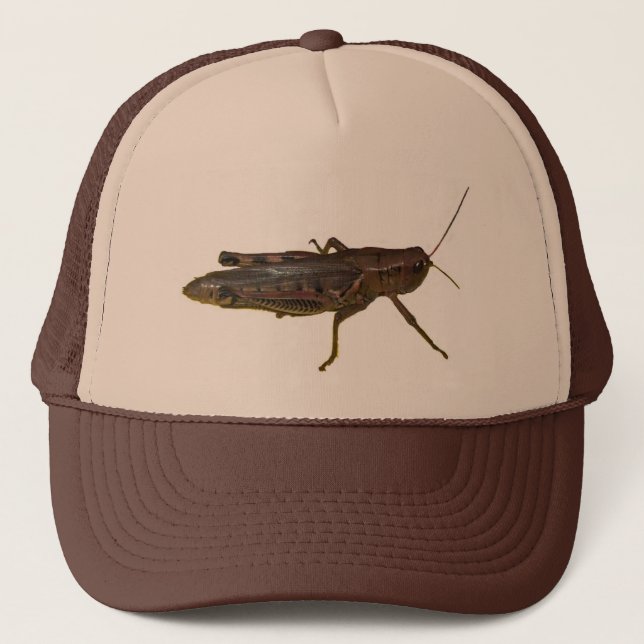 Giant Grasshopper Design Truckerkappe (Vorderseite)