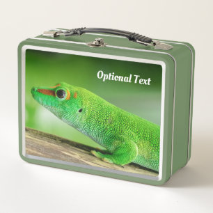 Giant Green Day Gecko Metall Brotdose
