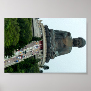 Giant Hong Kong sitzend Buddha Poster
