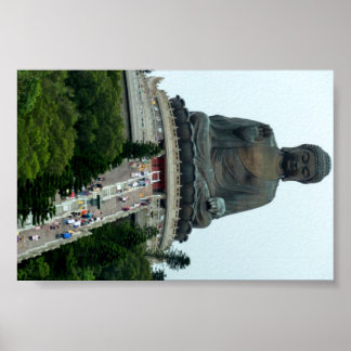 Giant Hong Kong sitzend Buddha Poster
