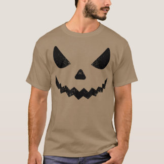 Giant Jack O Lantern Face - Scary Halloween Pumpki T-Shirt