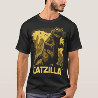 Giant Kaiju Cat Monster Catzilla T-Shirt