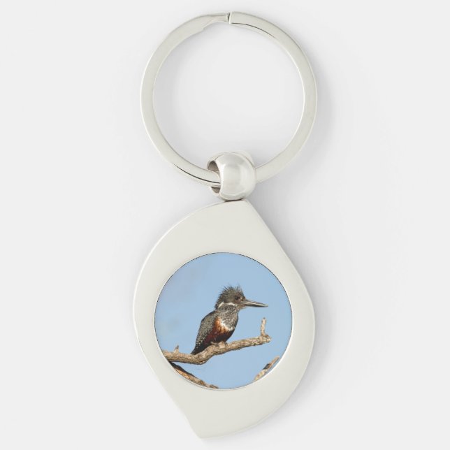 Giant Kingfisher Schlüsselanhänger (Vorderseite)