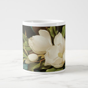 Giant Magnolias auf einem Blue Velvet Tuch von MJ  Jumbo-Tasse