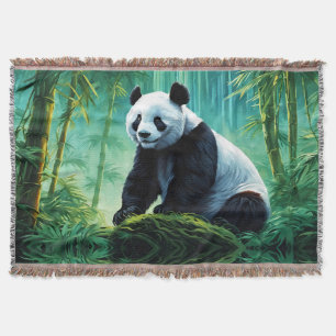 Giant Panda im Bamboo-Wald Decke