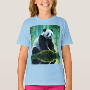 Giant Panda im Bamboo-Wald T-Shirt