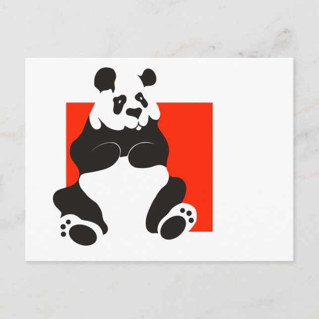 Giant Panda Postkarte (Vorderseite)