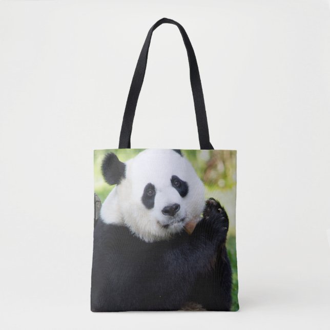Giant Panda Sitting Tasche (Vorderseite)