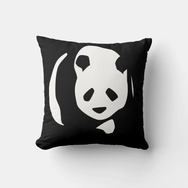 Giant Panda Throw Kissen (Vorderseite)