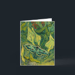 Giant Peacock Moth von Vincent van Gogh Dankeskarte<br><div class="desc">Vincent van Gogh - Giant Peacock Moth,  1889. Vincent Willem van Gogh (1853-1890) war ein niederländischer postimpressionistischer Maler,  der posthum zu einer der berühmtesten und einflussreichsten Persönlichkeiten in der Kunstgeschichte des Westerns wurde.</div>