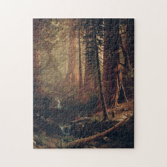 Giant Redwood Trees of California Albert Bierstadt (Vertikal)