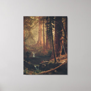 Giant Redwood Trees of California Albert Bierstadt Leinwanddruck