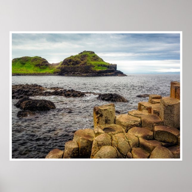 Giant’s Causeway Basalt Columns – Ireland Print Poster (Vorne)