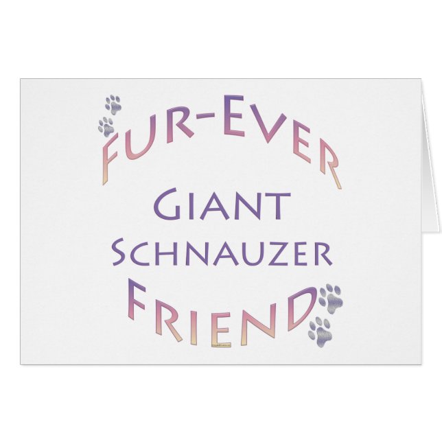 Giant Schnauzer Furever (Vorderseite (Horizontal))