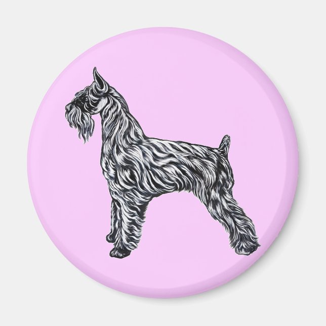 Giant Schnauzer Magnet (Vorne)