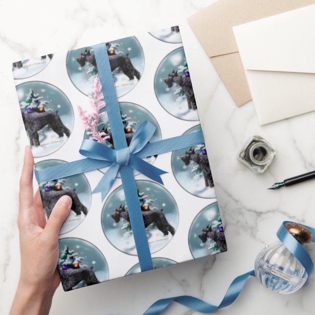 Giant Schnauzer Weihnachten Geschenkpapier (Schenken)
