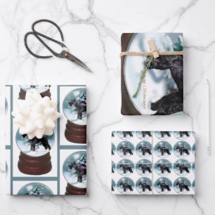 Giant Schnauzer Weihnachten Geschenkpapier Set