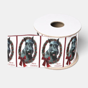 Giant Schnauzer Weihnachten Ripsband
