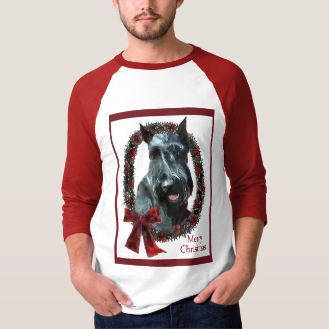 Giant Schnauzer Weihnachtsgeschenke T-Shirt (Vorderseite)