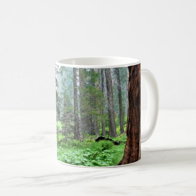Giant Sequoias in Grant Grove, CA Kaffeetasse (VorderseiteRechts)
