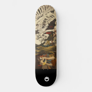 Giant Skeleton Skateboard