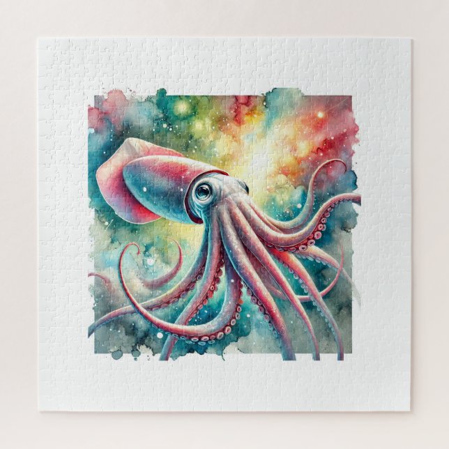 Giant Squid 051124AREF102 - Watercolor (Vertikal)