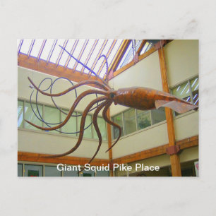Giant Squid Pike Place Market Seattle, WA Carte po