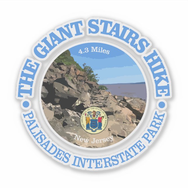 Giant Stair's (rd) Aufkleber (Vorderseite)