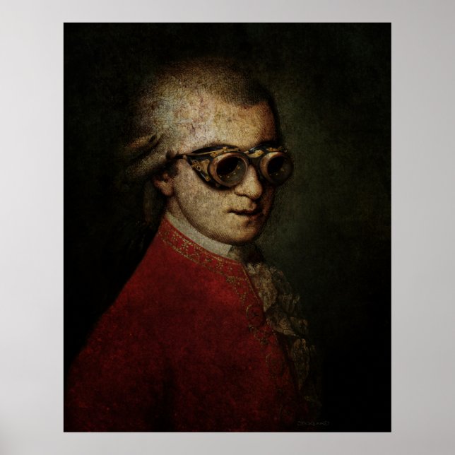 Giant Steampunk Mozart Poster (Vorne)