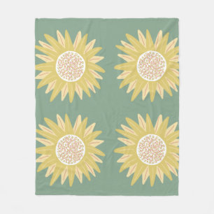 Giant Sunflower Fleecedecke