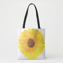 Giant Sunflower Grocery Bag