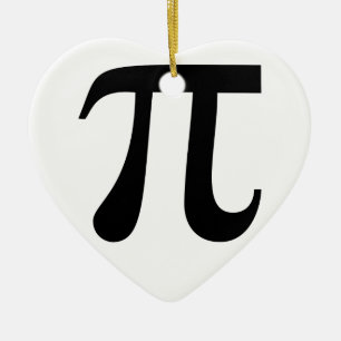 Giant-Symbol "Pi" Keramik Ornament