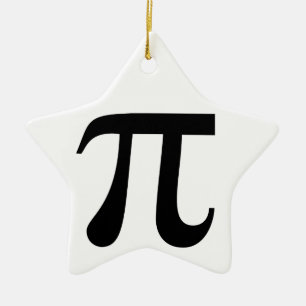 Giant-Symbol "Pi" Keramik Ornament