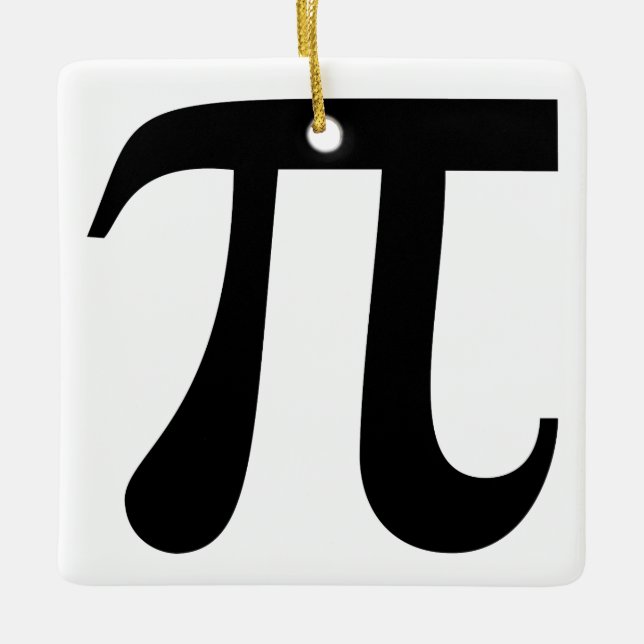 Giant-Symbol "Pi" Keramikornament (Vorderseite)