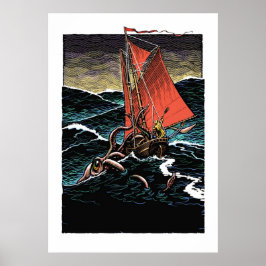 Giant Tintenfisch Poster