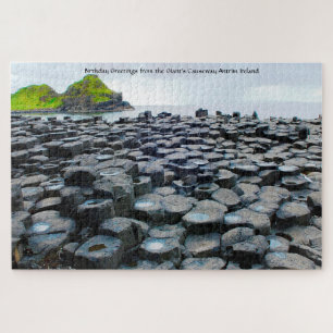 Giant's Causeway Antrim Irland. Puzzle