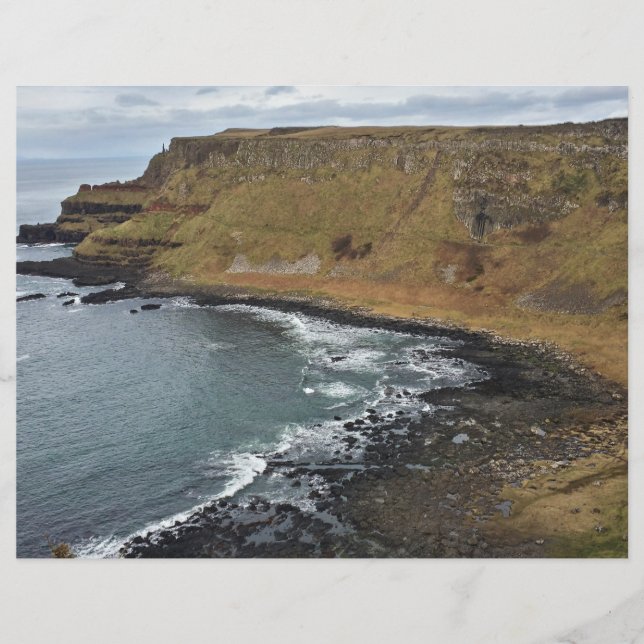 Giant's Causeway Ireland Scrapbook Paper (Vorderseite)