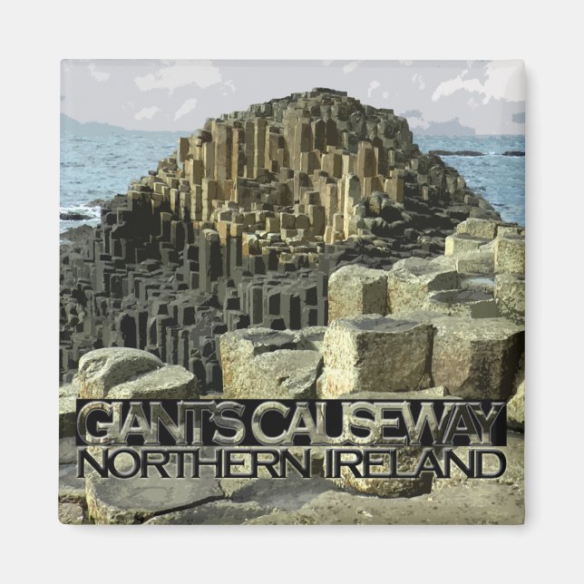 Giants Causeway Magnet (Vorne)