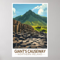 Giant's Causeway Nordirland Illustration