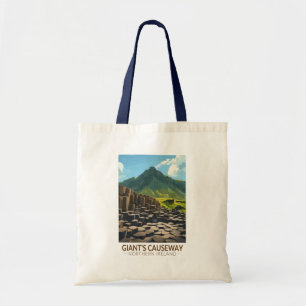 Giant's Causeway Nordirland Illustration Tragetasche
