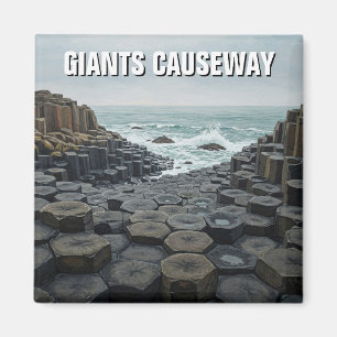 Giants Causeway Nordirland Reisen Sunset Magnet