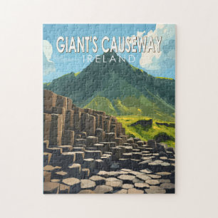 Giant's Causeway Reise Kunst Vintage