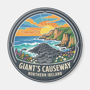 Giant's Causeway Vereinigtes Königreich Magnet