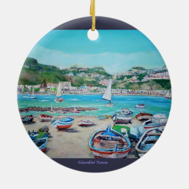 Giardini Naxos - Verzierung Keramikornament (Hinten)
