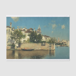Giardino del Palazzo Vendramin in Venedig Seidenpapier