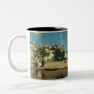 Giardino del Palazzo Vendramin in Venedig Zweifarbige Tasse