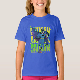 Gib Batman nie auf, der mit Grafik läuft T-Shirt