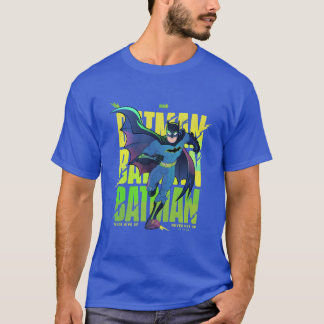 Gib Batman nie auf, der mit Grafik läuft T-Shirt